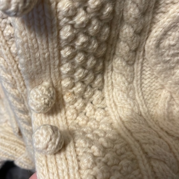 JOSEPH  F. HERON Hand Knitted 💯 % Wool   Womens SWEATER made in IRELAND - Picture 5 of 16